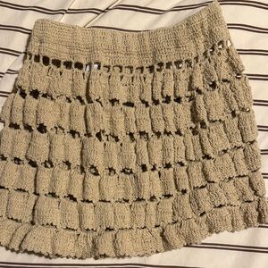Mais x Frida Crochet Textured Women's Skirt